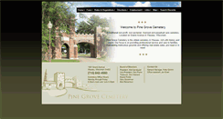 Desktop Screenshot of pinegrovecemetery.com